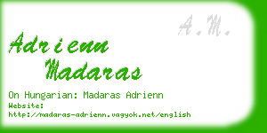 adrienn madaras business card